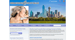Desktop Screenshot of dermcenterofdallas.com
